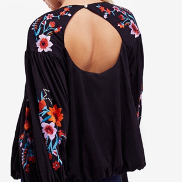 NWT Free People Lita Floral Top - Picture 2 of 8
